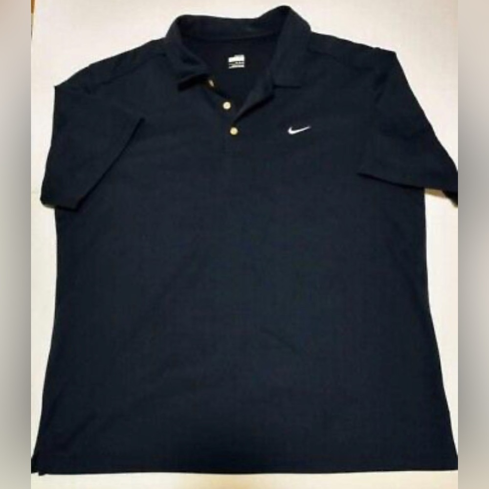 Nike FitDry Navy Golf Polo  Short Sleeve Mens XL